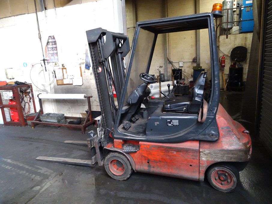 Lansing Linde E20P electric FLT with rotator, 2000...