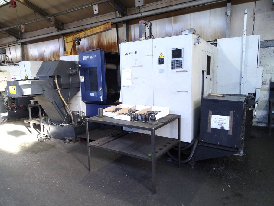 Hitachi Seiki HS400 CNC twin pallet HMC, Seicos 16...