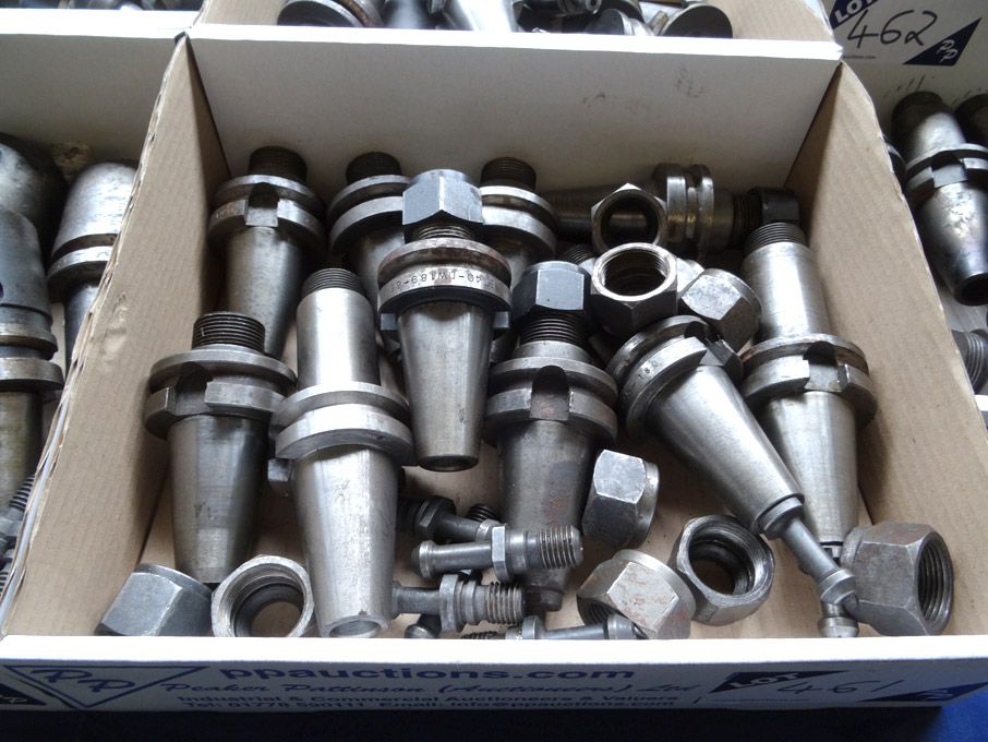 10x BT40 collet tool holders