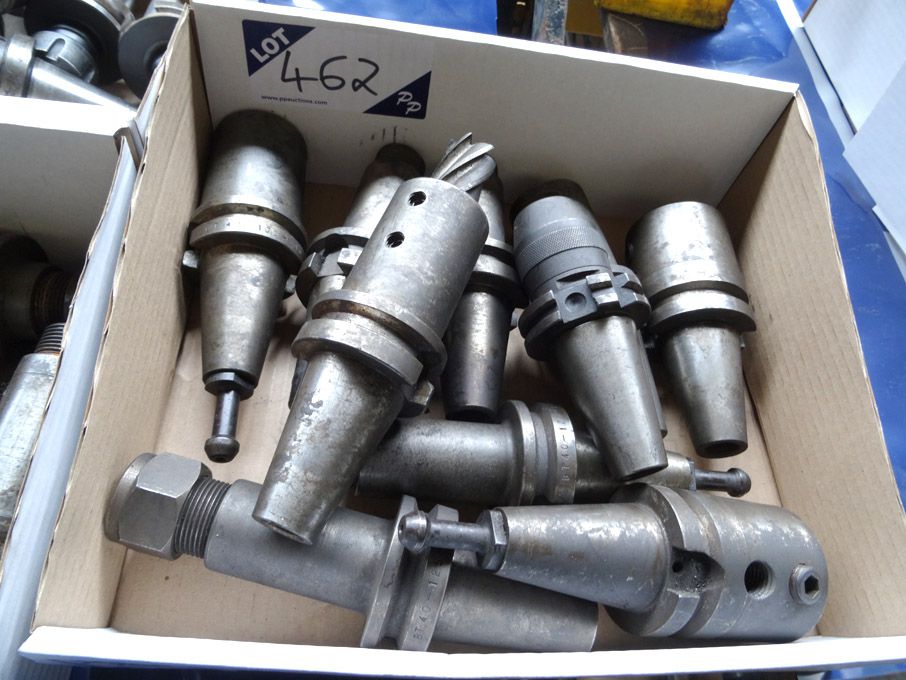9x BT40 & 1x Cat 40 tool holders