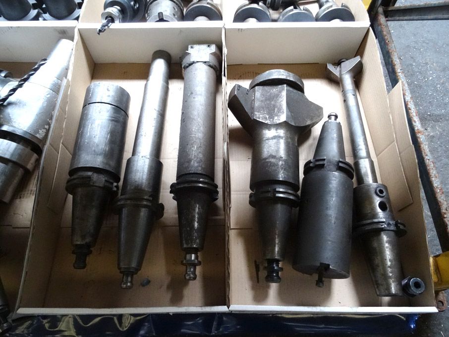 6x Cat 50 tool holders in 2 boxes