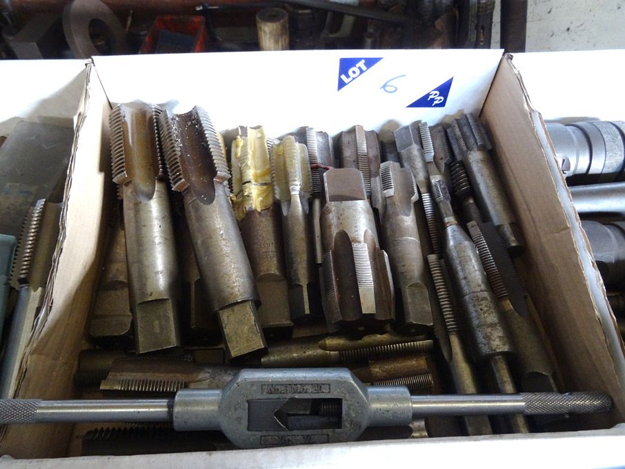 Qty various HSS taps to 2" BSF approx
