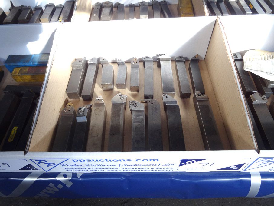 Qty Sandvik etc tipped turning tools