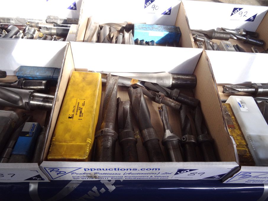 Qty Kennametal etc tipped counter boring drills to...