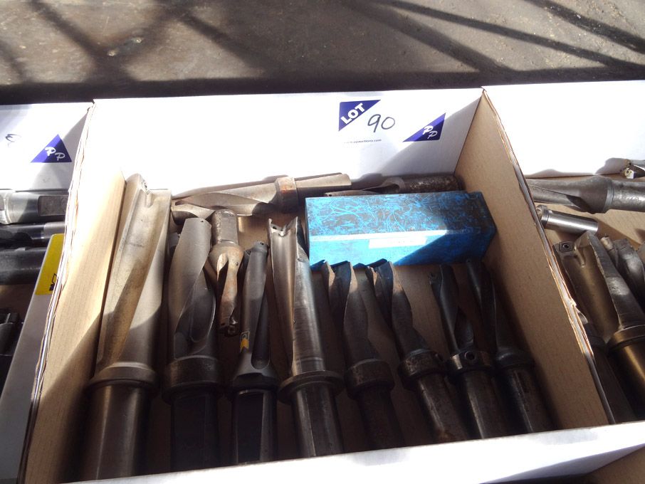 Qty Kennametal etc tipped counter boring drills to...