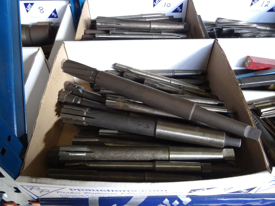 Qty HSS taper shank reamers to 1 5/16" approx
