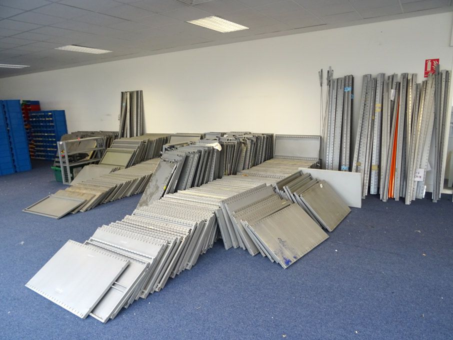 Large Qty light duty boltless storage racking, mul...