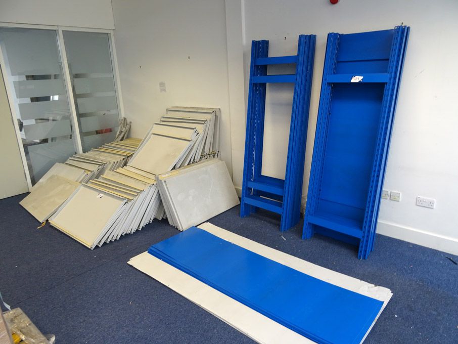 Large Qty light duty boltless storage racking, mul...