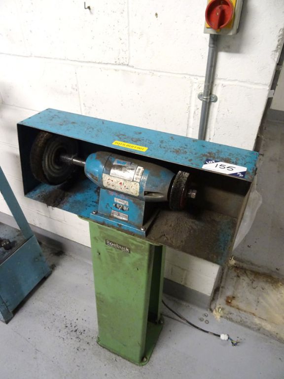 Wolf double ended polisher on Roebuck Base