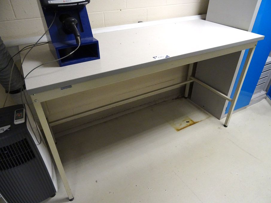 2x Welconstruct 1800x800mm metal frame work benche...