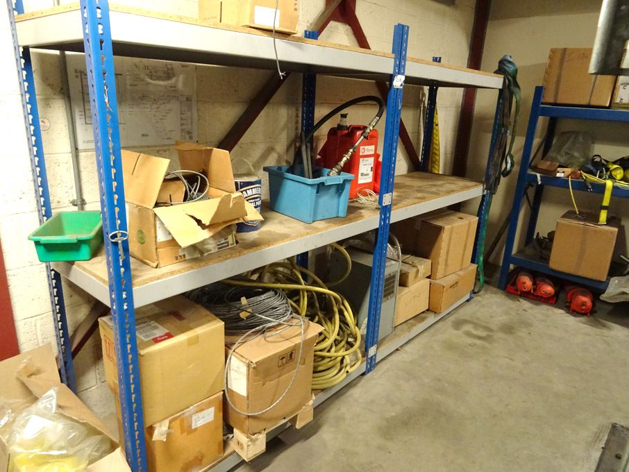 2 bays light duty boltless storage racking, multis...