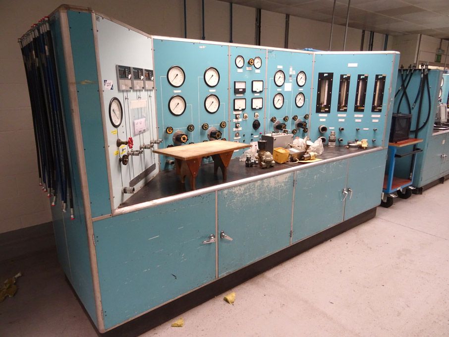 Fixed rig Air pneumatic test rig, 3x Druck DPI 101...