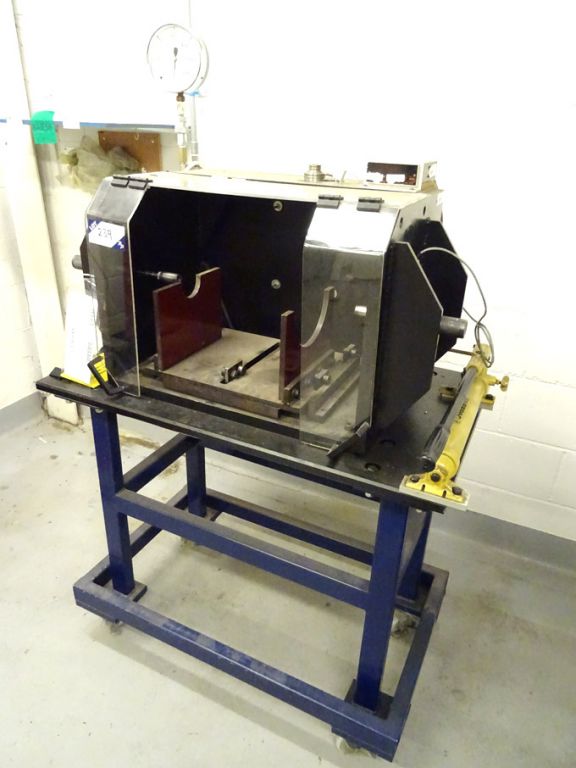 Axial tensile load tension gauge on stand with Ene...