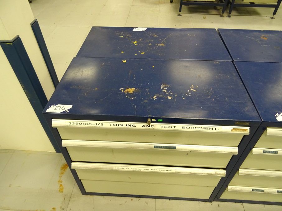 2x Welconstruct 4 drawer storage cabinet