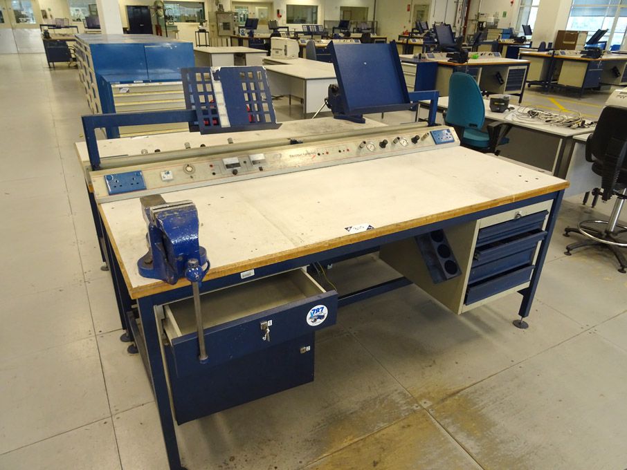 2x Nortek 2000x850mm workbenches with built in cup...