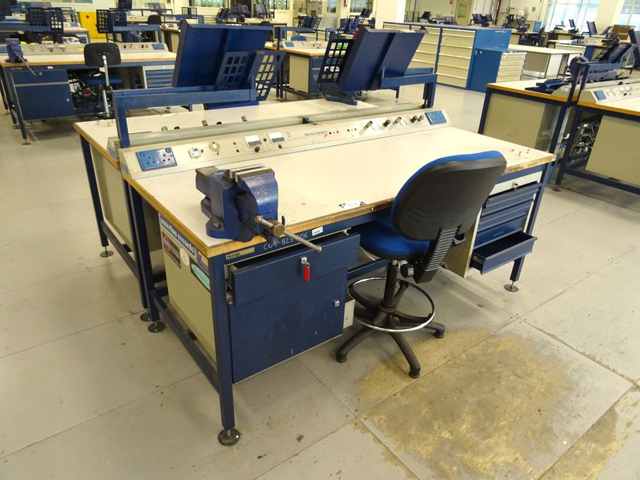 2x Nortek 2000x850mm workbenches with built in cup...