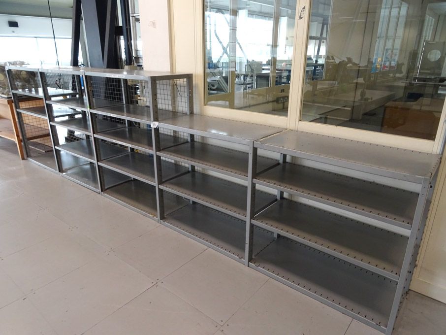 6 bays light duty boltless racking, multishelf, 10...