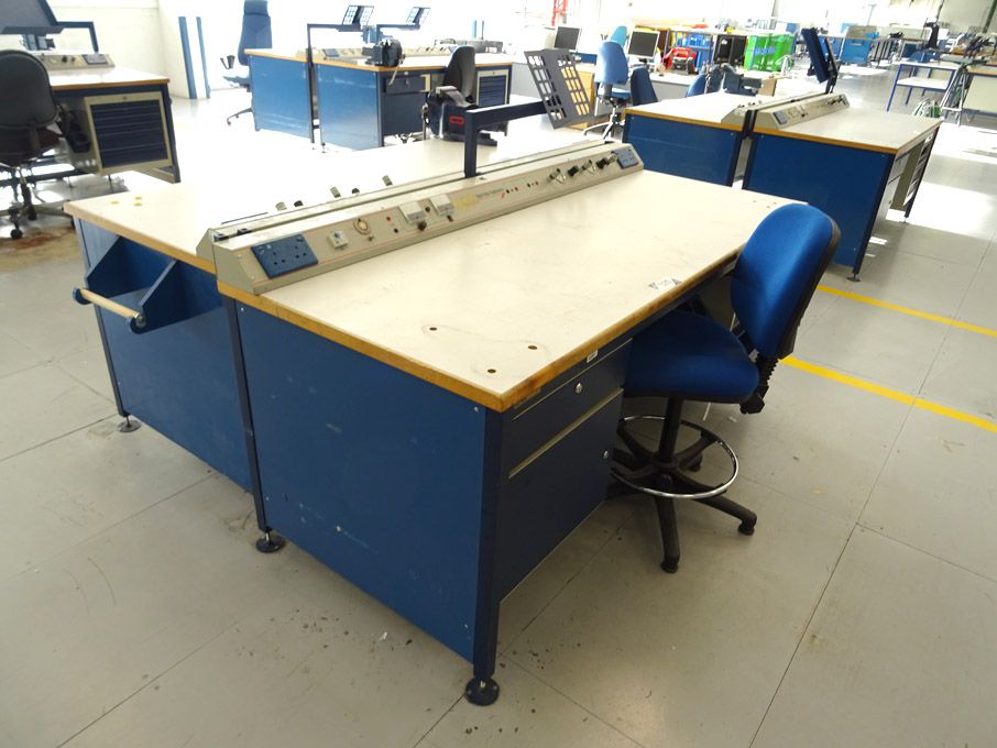 2x Nortek 2000x850mm workbenches with built in cup...