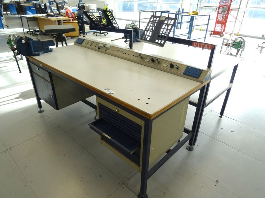 Nortek 2000x850mm workbenches with built in cupboa...