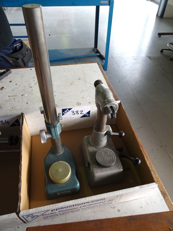 2x Mitutoyo etc clock stands