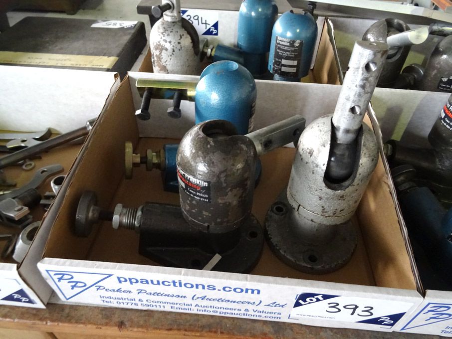 3x Spencer Franklin bench type hydraclamp