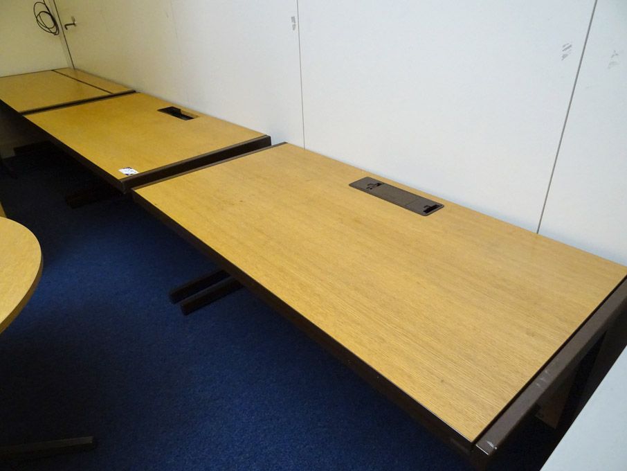 2x rectangle office desks, 1600x800mm