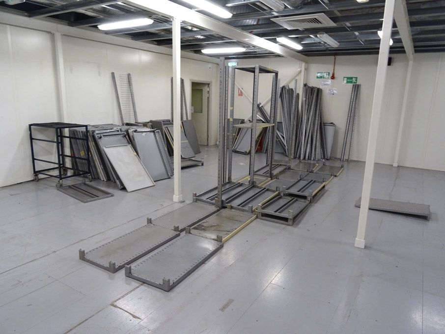 Large Qty light duty boltless storage racking, mul...
