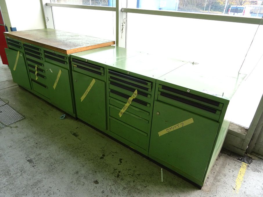 6x Susta multidrawer storage cabinet / cupboards