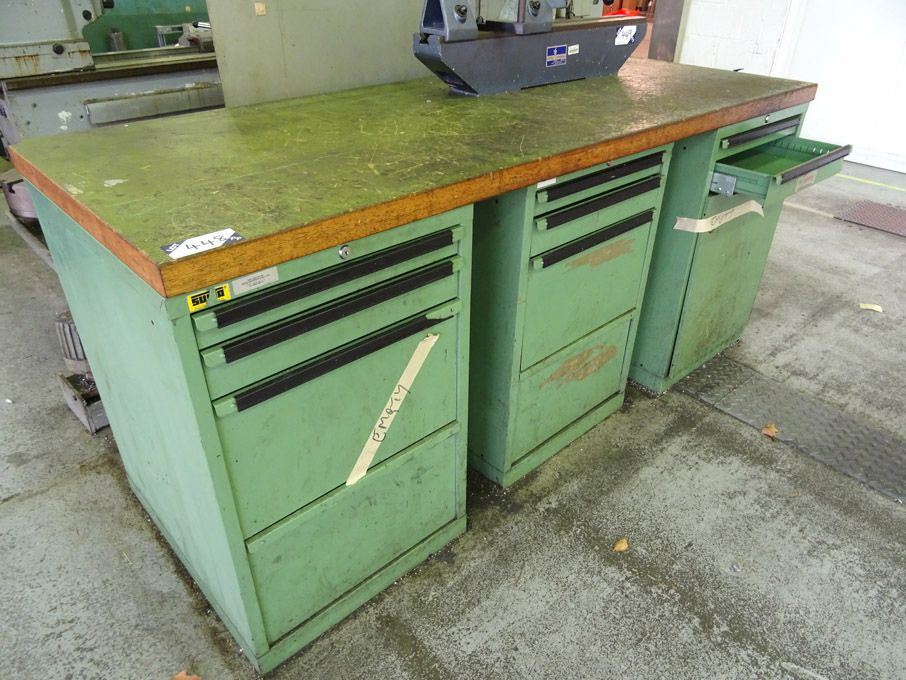 3x Susta multidrawer storage cabinets