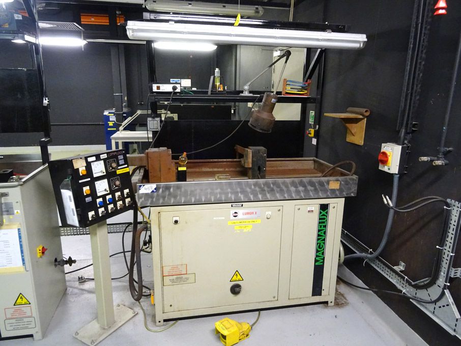 MagnaFlux crack detection unit, 58" bed length wit...