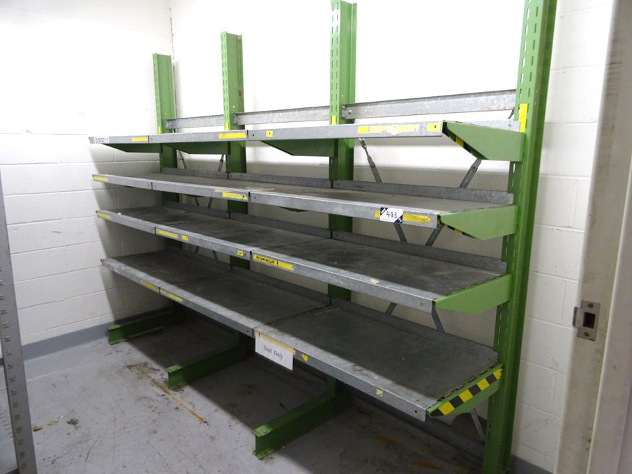 LBE floor mounted single sided bar rack, adjustabl...