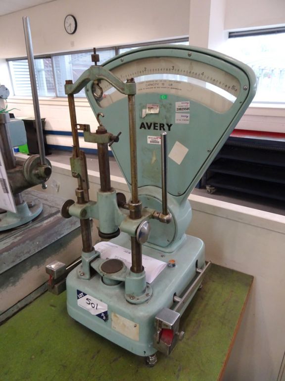 Avery 15lb capacity spring testing machine