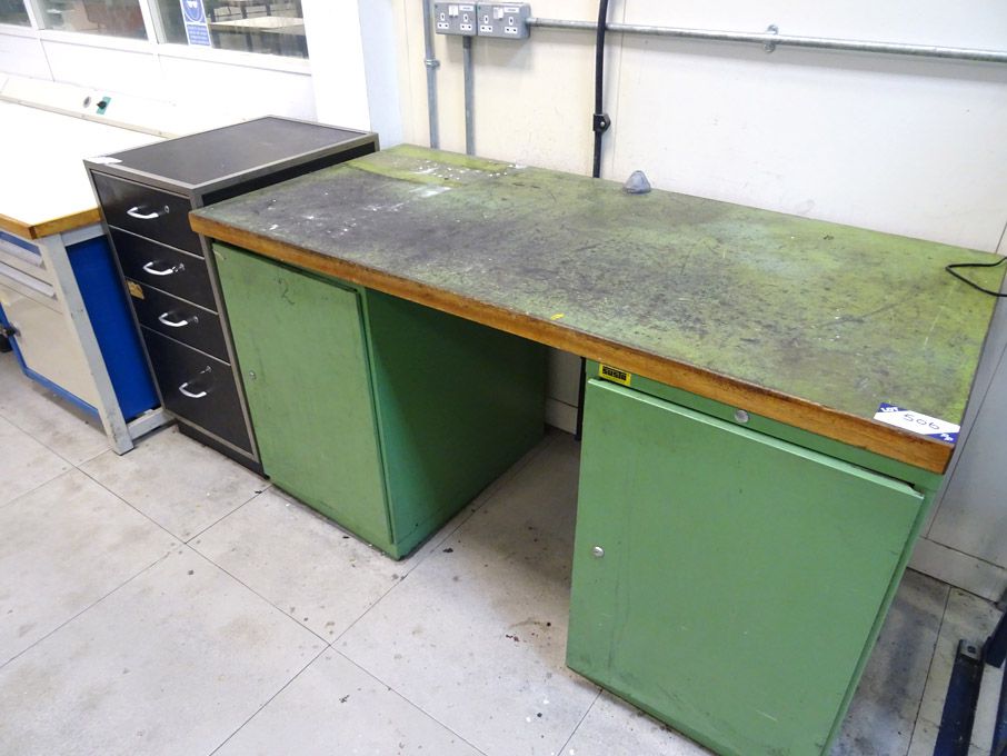 Susta 1680x800mm workbench with built in cupboards...