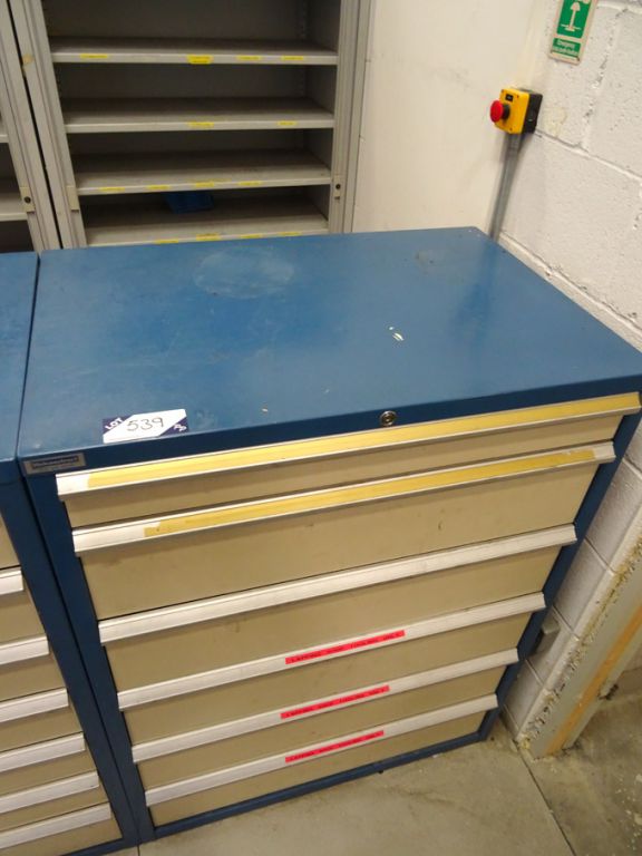 Welconstruct 6 drawer storage cabinet with content...