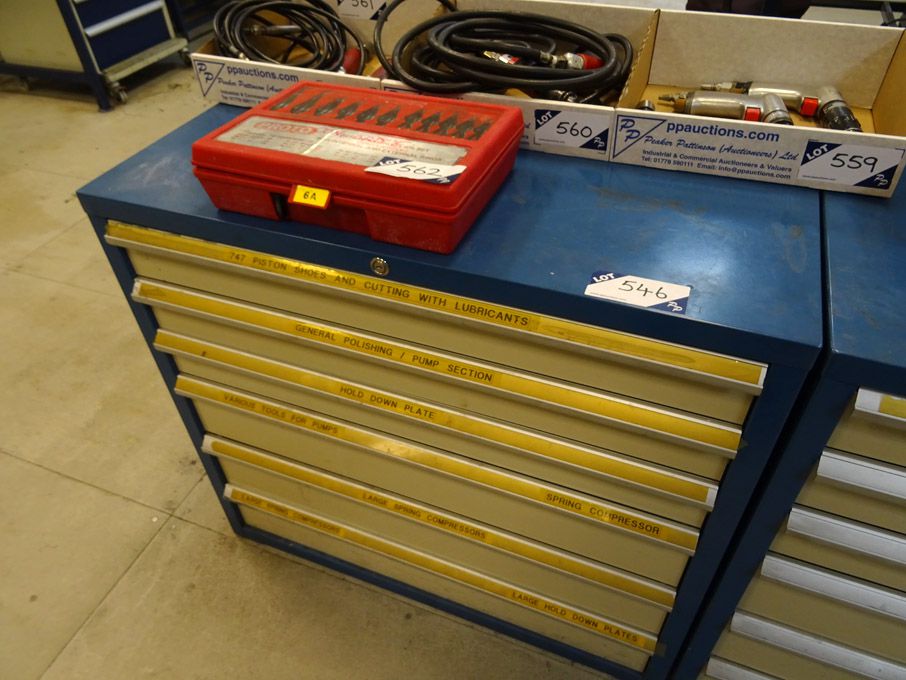 6 drawer storage cabinet (contents not included)