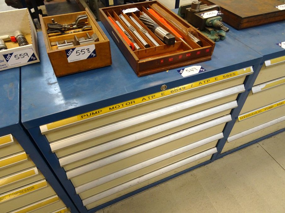 6 drawer storage cabinet (contents not included)