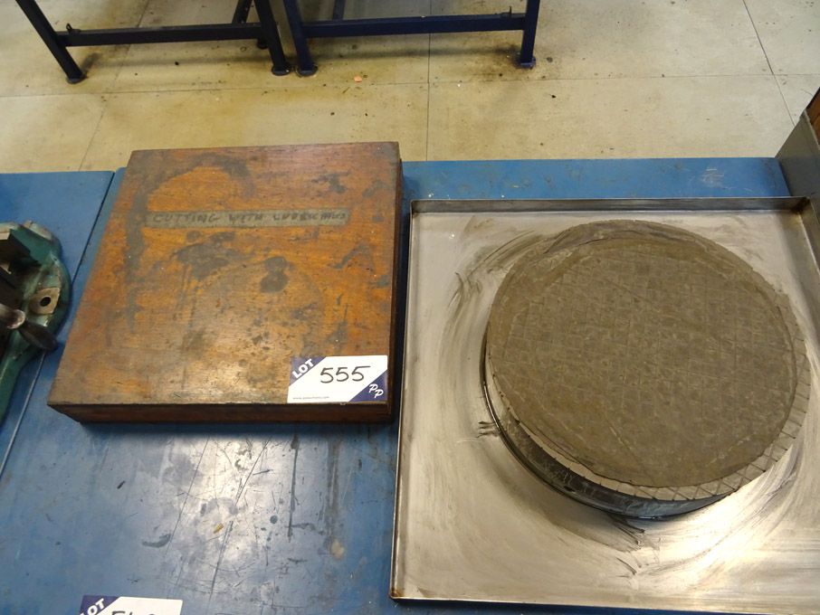12" dia lapping plate & similar 12" dia lapping pl...