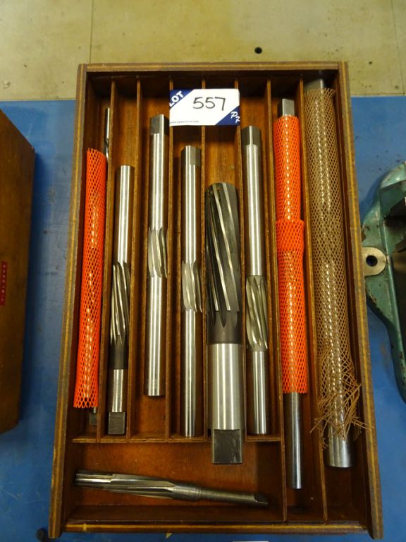 Qty HSS machine reamers to 1 3/4" approx