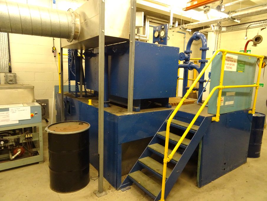Medc Ltd fuel pump flow test rig with Waynesmith 6...