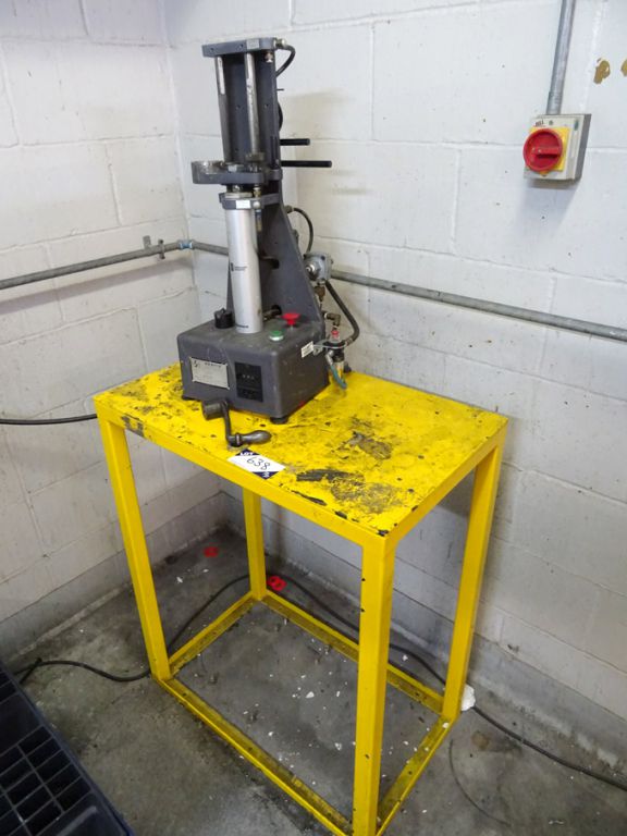 Semco 388 pneumatic mixing workstation on base