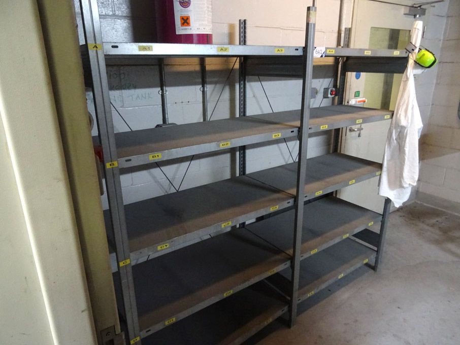 2 bays light duty boltless storage racking, multis...
