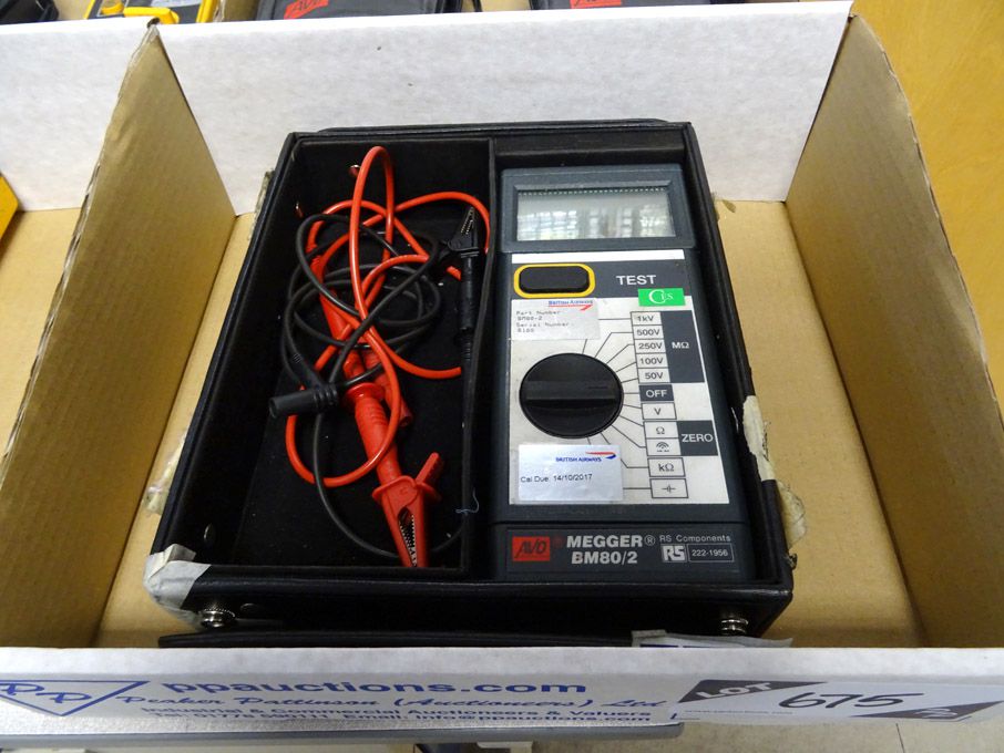 Avo Megger BM 80/2 insulation tester