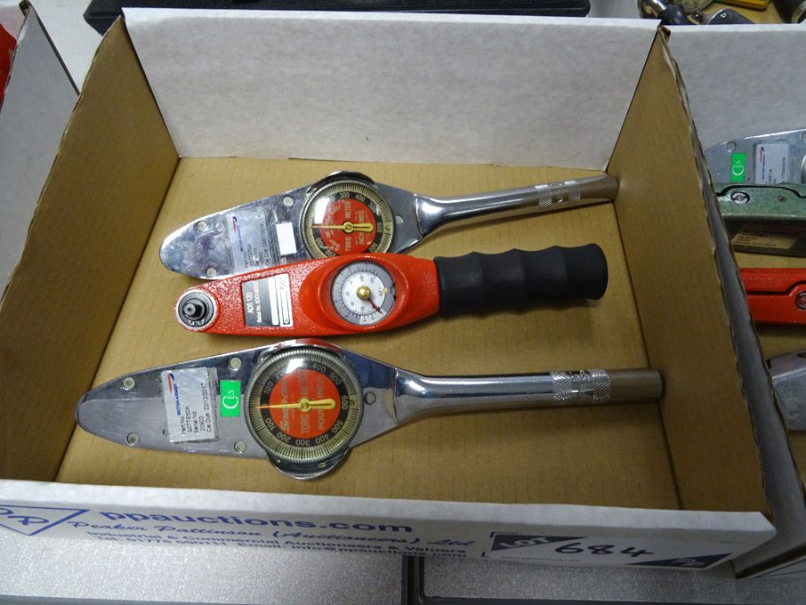 2x Snap-on torque meters, Torqueleader ADS12D torq...