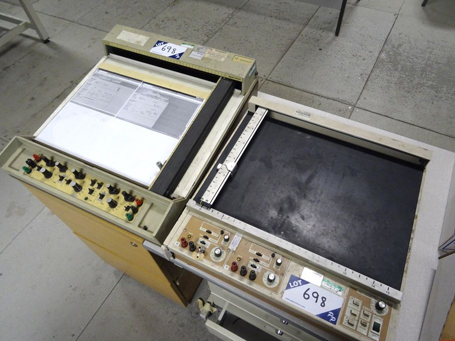 2x Gould etc X-Y recorders