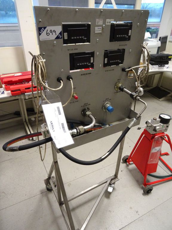 Mobile Skydrol flow rig
