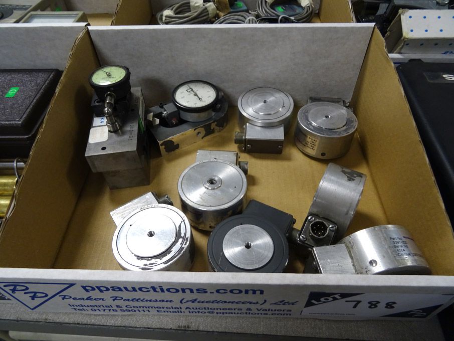 Qty various Dillon force gauges, load cells etc