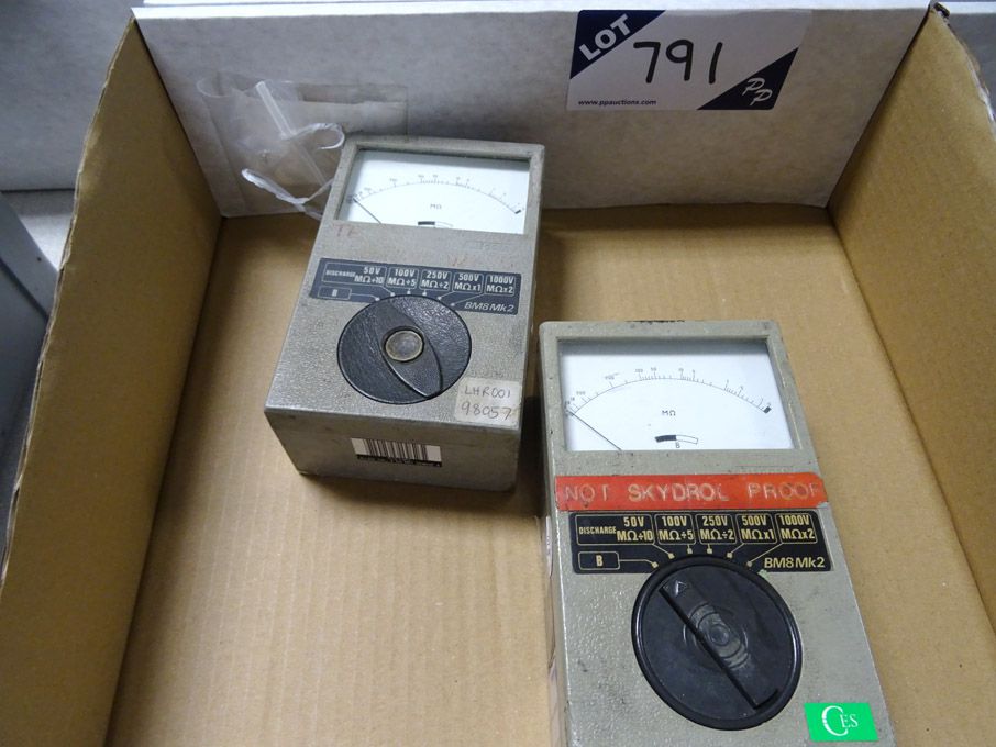 2x Megger BM8 Mk2 insulation meters