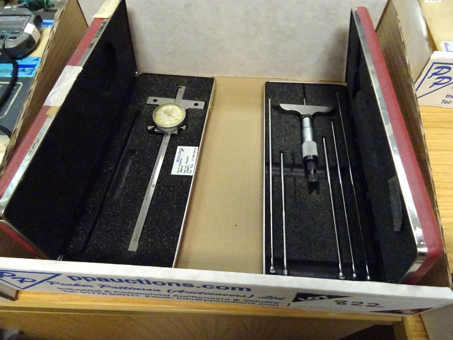 2x Starret depth gauges / micrometers