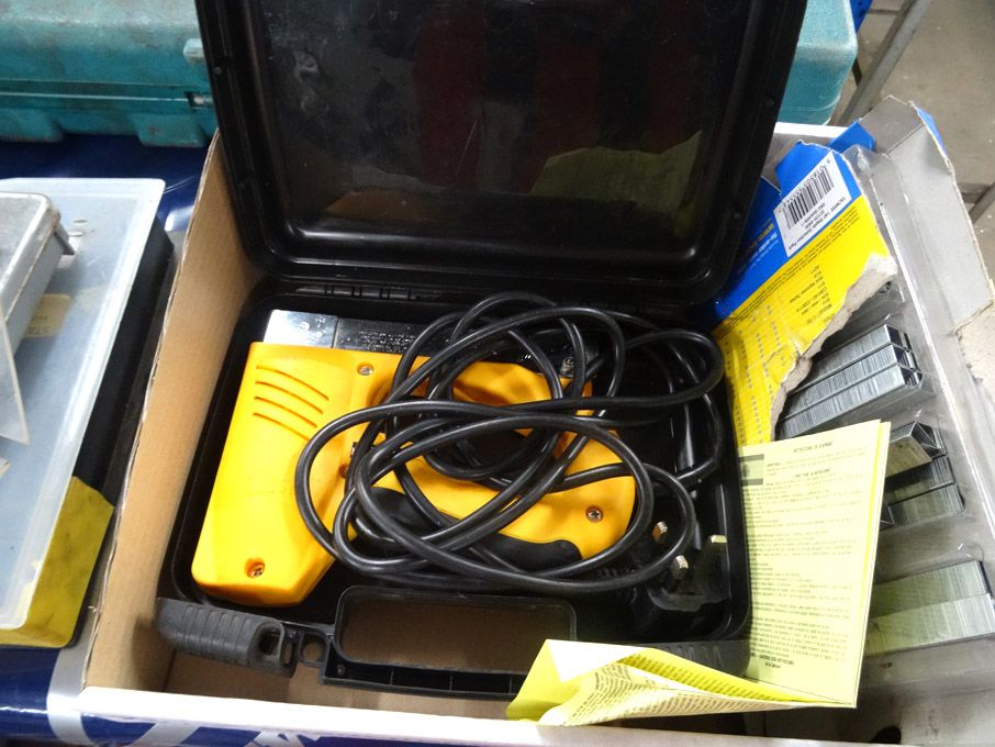 Arrow electric staple gun , 240v in carry case