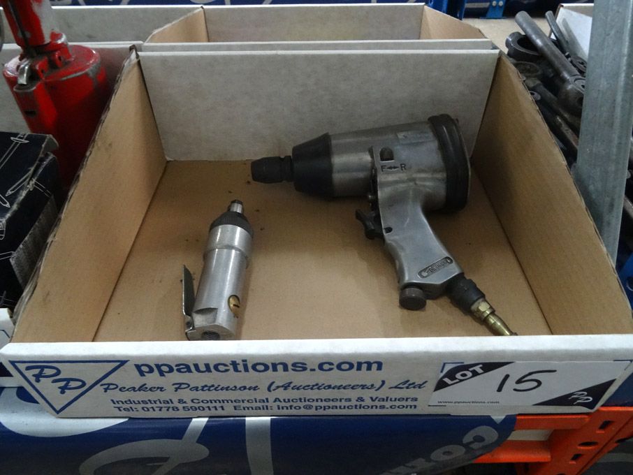 Silverline pneumatic impact wrench, pneumatic air...